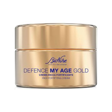 Defence My Age Gold Crema Ricca 50 ml | Crema ricca fortificante pelli mature | BIONIKE