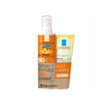 Anthelios Dermopediatrics + Lipikar  - Offerta| Spray Solare 50+  200 ml + Olio Lavante 100 ml | La Roche Posay