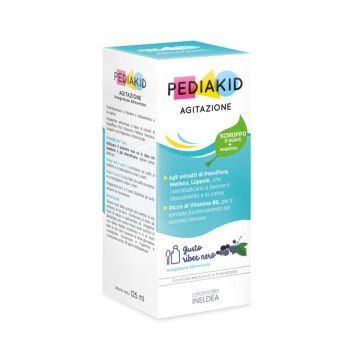 Agitazione Sciroppo 125 ml | Rimedio agitazione bambini | PEDIAKID