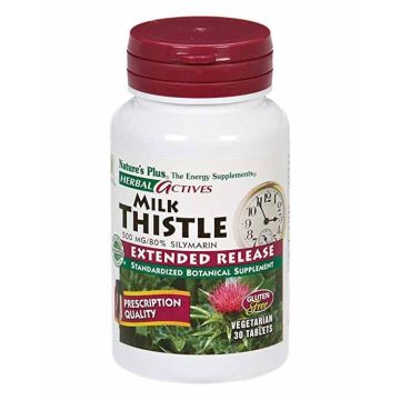 MILKTHISTLE 30 cpr rilascio prolungato | Integratore di Cardo Mariano | NATURE'S PLUS