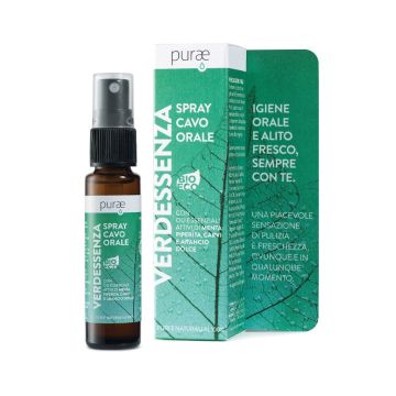 Verdessenza Spray Cavo Orale 15 ml | Spray naturale alito | PURAE