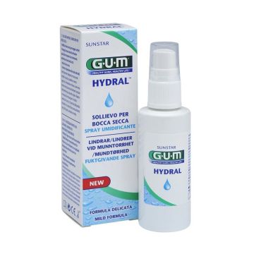 Hydral Spray 50ml | Spray idratante secchezza della bocca | GUM
