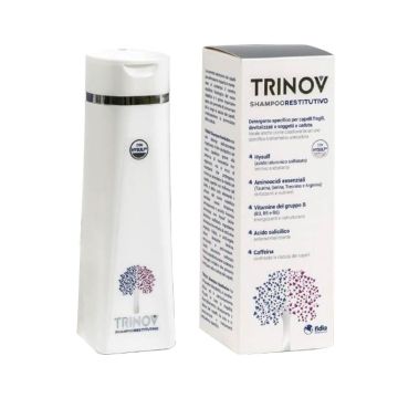 SHAMPOO RESTITUTIVO | Detergente per capelli fragili, devitalizzati e soggetti a caduta 200 ml | TRINOV