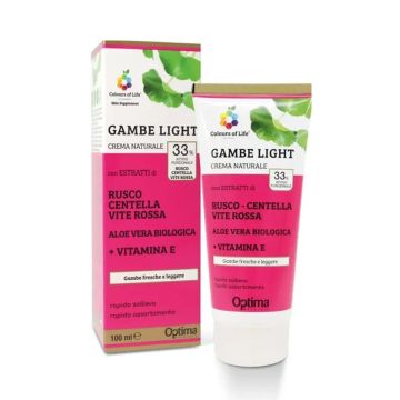Gambe Light Crema 100 ml | Crema gambe pesanti | OPTIMA NATURALS