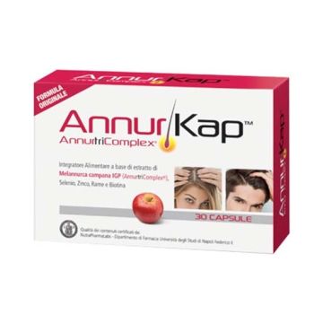 ANNURKAP | Integratore anti caduta capelli 30 Compresse ANNURKAP | Integratore anti caduta capelli 30 Compresse