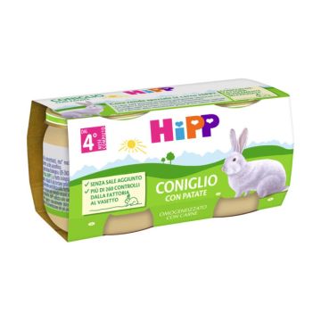 Coniglio con patate 2x80g | Bio omogeneizzati di carne e verdure svezzamento | HIPP