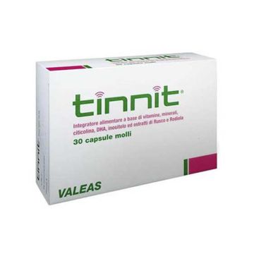 TINNIT 30 Capsule | Integratore per acufeni | VALEAS