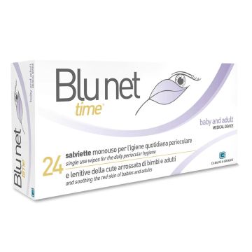 Blu net Time 24 pz | salviette perioculari cute arrossata | GIURIATI