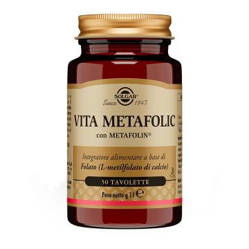 Vita Metafolic 50 Tavolette | Integratore con 5-MTHF | SOLGAR