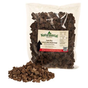 Polmone Di Manzo 100g | Mini Snack Essiccato cod.4050 | NATURAVETAL - Canis Plus