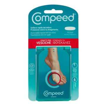 Compeed vesciche Piccolo 6 pz | cerotti misti piccoli per vesciche | COMPEED