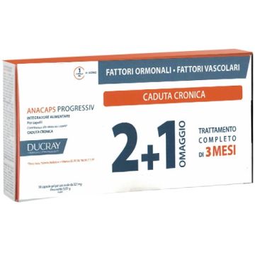 TRIO ANACAPS PROGRESSIV | Integratore da 90 Capsule | DUCRAY TRIO ANACAPS PROGRESSIV | Integratore da 90 Capsule | DUCRAY