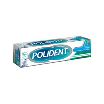 Polident Free 40g | Adesivo protesi dentaria | POLIDENT