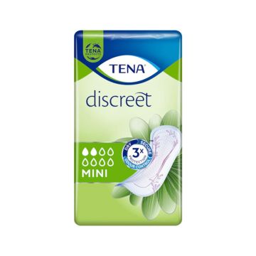 DISCREET MINI 20 pz | assorbenti incontinenza leggera femminile | TENA