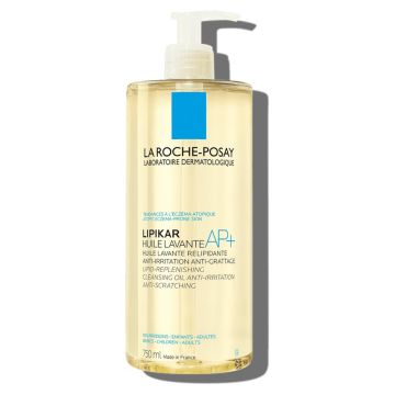 Lipikar HUILE LAVANT AP+ 400/750 ml | Olio detergente pelle secca | LA ROCHE POSAY