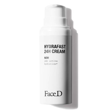Hydrafast - Crema 24h Spf15 | Idratazione viso e collo 50ml | FACE D