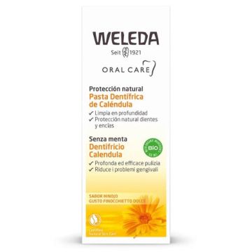 Dentifricio calendula 75 ml | Gusto finocchietto dolce | WELEDA