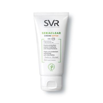 Sebiaclear - Crème 40ml | Protezione solare alta SPF50 opacizzante anti-imperfezioni | SVR