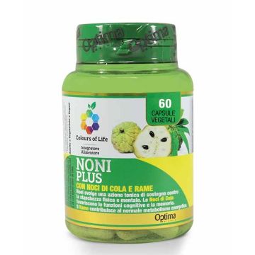 NONI PLUS 60 cpr | Integratore Tonico | OPTIMA NATURALS - Colours of Life NONI PLUS 60 cpr | Integratore Tonico | OPTIMA NATURALS - Colours of Life