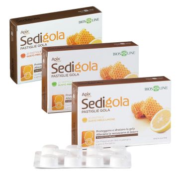 Apix SediGola 20 pastiglie | Vari gusti | BIOS LINE