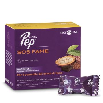 ULTRA PEP SOS FAME 14 cubetti | Rimedio fame nervosa | BIOS LINE