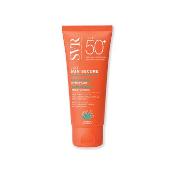 Sun Secure - Lait Hydratant 100ml | Latte solare idratante invisibile Spf 50+ | SVR
