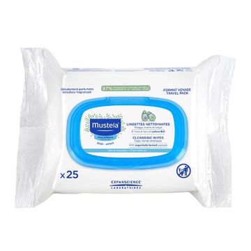 Salviettine multiuso | 25 pezzi | MUSTELA - Bébé Salviettine multiuso | 25 pezzi | MUSTELA - Bébé