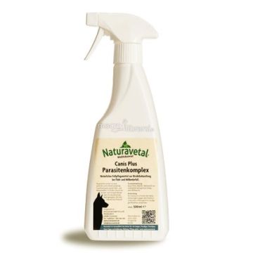 Spray Antiparassitario | Trattamento Complesso 500ml| NATURAVETAL - Canis Plus