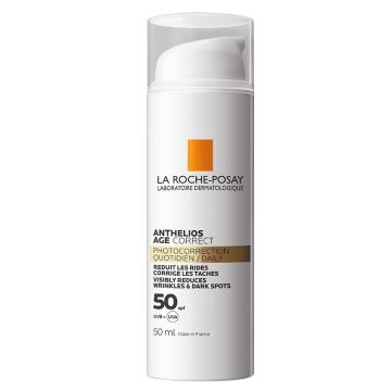 Anthelios Age Correct 50 ml | Fotoprotettivo quotidiano anti-invecchiamento | LA ROCHE POSAY