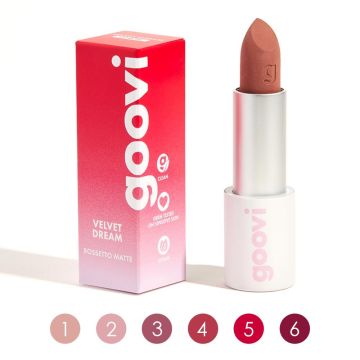 Velvet Dream | Rossetto matte - varie tonalità | GOOVI by Hunziker