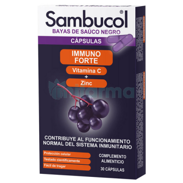 Sambucol Immunoforte 30cps | Integratore antiossidante | NAMED
