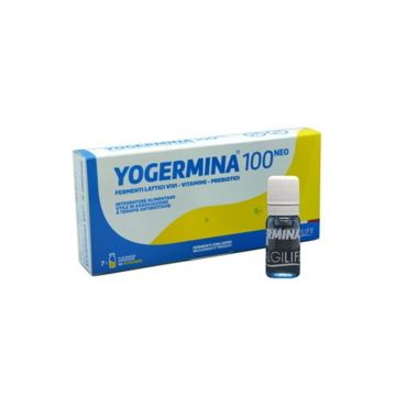 Yogermina 100 Neo 7flaconi 8ml | Fermenti lattici vivi con vitamine | YOGERMINA