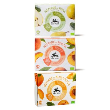 NETTARE DI FRUTTA BIO 3 x 200 ml | Brik di nettare di frutta BIO Italiana vari gusti | ALCE NERO