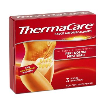Fasce autoriscaldanti dolori mestruali 3 pz | Fasce 8 ore di calore basso ventre | THERMACARE