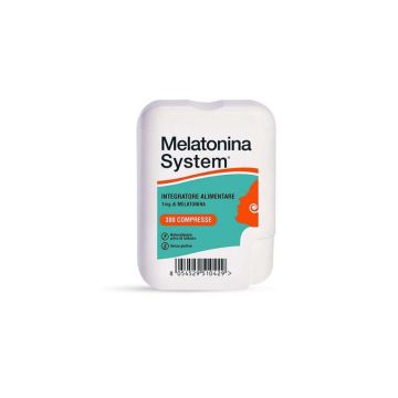 Melatonina system 300cpr 1mg | Integratore alimentare a base di melatonina | Sanifarma SRL