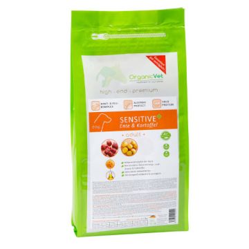 SENSITIVE+ 1,5 kg | Cibo secco patate e anatra per CANI | ORGANIC VET