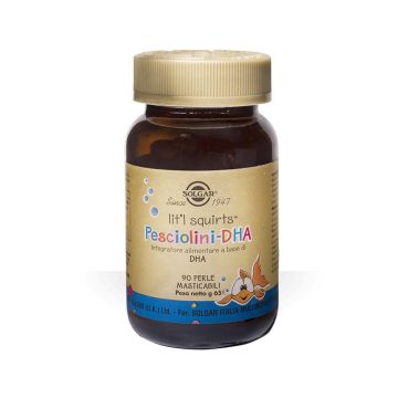 Pesciolini DHA 90 perle | Integratore a base di Omega 3 | SOLGAR Pesciolini DHA 90 perle | Integratore a base di Omega 3 | SOLGAR