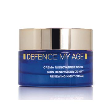 Crema Rinnovatrice Notte | Nutrimento e compattezza 50 ml | BIONIKE - Defence My Age