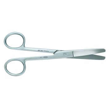 FORBICI MEDICAZIONE | Retta punta tonda 14 cm | SAFETY