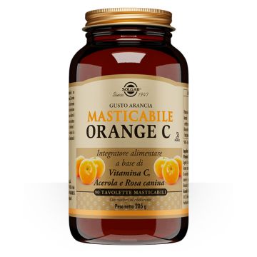 Orange C 90 tavolette | Integratore di Vitamina C | SOLGAR Orange C 90 tavolette | Integratore di Vitamina C | SOLGAR