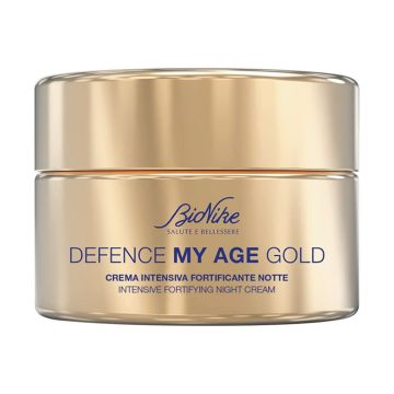Defence My Age Gold Crema Notte 50 ml | Crema intensiva antiage | Bionike