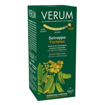 Verum Fortelax Forte 126g | Sciroppo transito intestinale | ABOCA