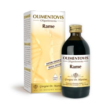 Rame Olimentovis 200 ml | Integratore Rame e Gemmoderivati sinergici | DR.GIORGINI