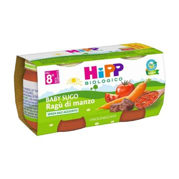 BABY SUGO 2x80 g | Ragù di manzo BIO per bimbi | HiPP