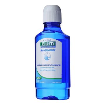 Gum Halicontrol 300 ml | Collutorio controllo alito | GUM