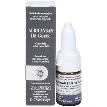 Albicansan D5 Gocce 10ml | Candida albicans D5 | SANUM