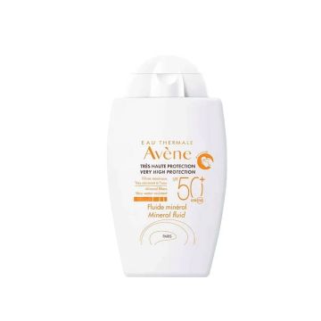 Solari - Pelle Intollerante| Fluido Minerale 40ml SPF50+ | AVENE Eau Thermale 