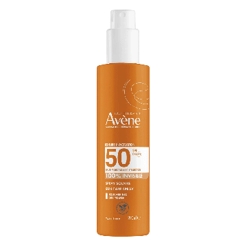 Solari - Invisibile 100% | Spray Solare Spf50 200ml | AVENE  Eau Thermale