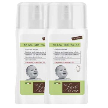 Bipack Spray Talco Non Talco 2x100ml | Dermo-Zzzz | FIOCCHI DI RISO Bipack Spray Talco Non Talco 2x100ml | Dermo-Zzzz | FIOCCHI DI RISO