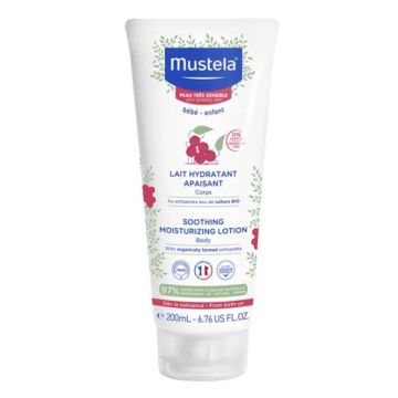 Latte idratante lenitivo 200 ml | Lozione neonati pelle sensibile | MUSTELA